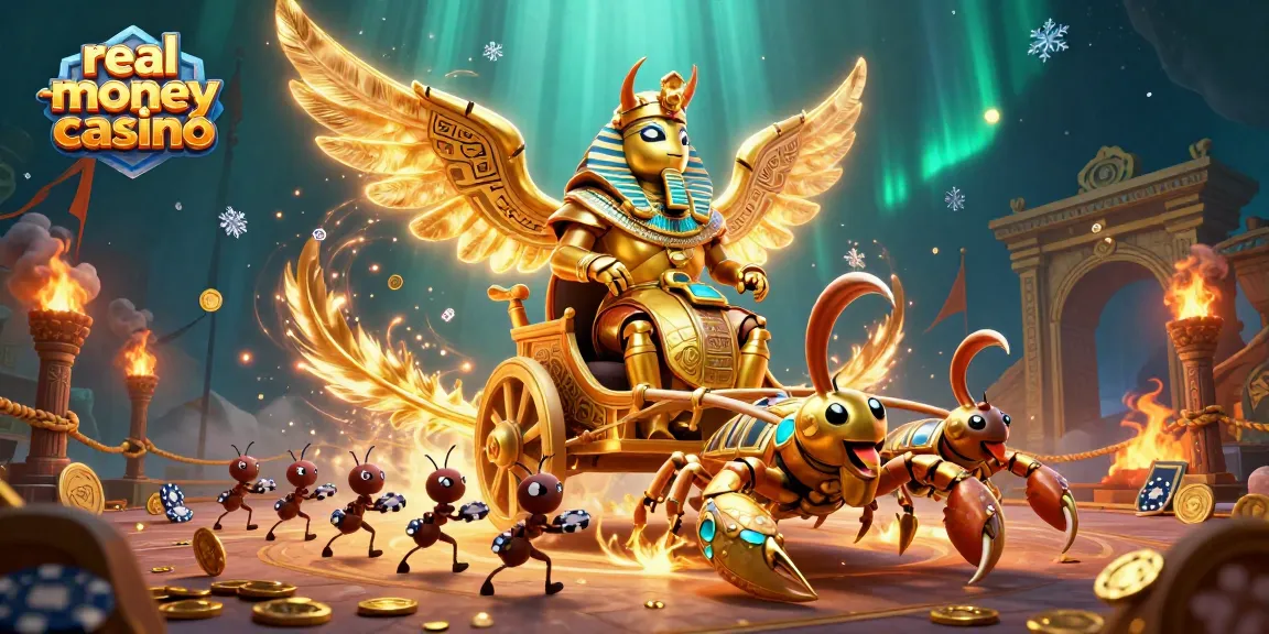 Engage with exciting gameplay at a vibrant real money casino amid dynamic characters and rich visuals.