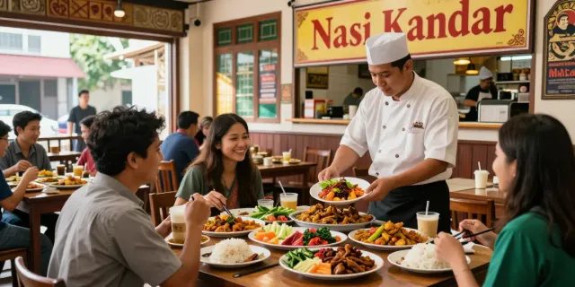 Nasi Kandar meal being prepared with vibrant ingredients at a Malaysian eatery - rokok88 login experience.